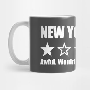 New York One Star Review Mug